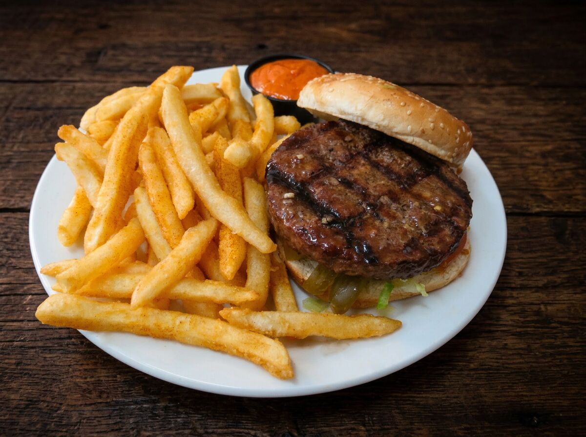Beef Burger Combo